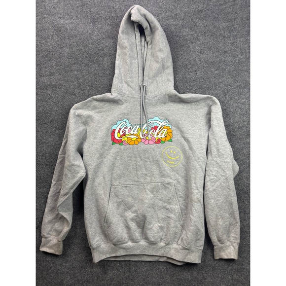 Coca-Cola Other - Coca-Cola Hoodie Mens L Gray 1971 Unity Collection Perfect Harmony Graphic